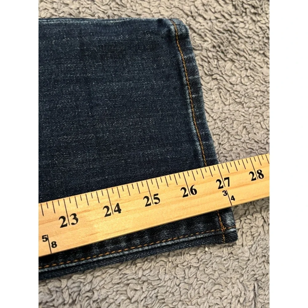 Kut From The Kloth Jeans Women 6 Blue Denim Straight Leg Dark Wash Whisker